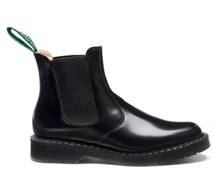 Solovair Hi-Shine Dealer Boot Black